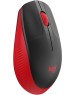 LOGITECH Мышь M190, оптическая, беспроводная, USB, черный и красный [910-005926]