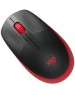 LOGITECH Мышь M190, оптическая, беспроводная, USB, черный и красный [910-005926]