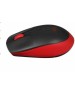 LOGITECH Мышь M190, оптическая, беспроводная, USB, черный и красный [910-005926]