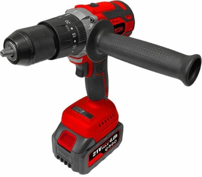 Дрель-шуруповерт EDON UAD-21BL черный/красный 21В, 2аккум., бесщеточный