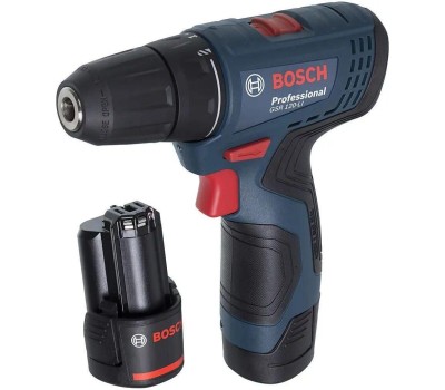BOSCH Дрель-шуруповерт GSR 120-LI, 2Ач, с двумя аккумуляторами [06019g8000]
