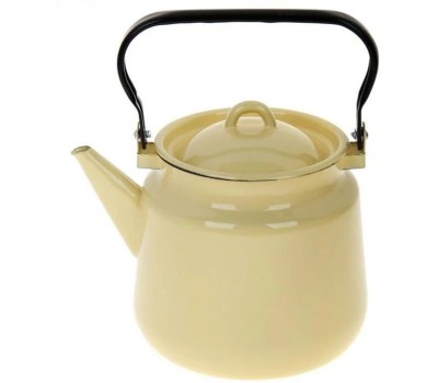 Чайник СТАЛЬЭМАЛЬ эмал 3,5л крем без рис