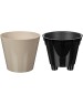 Горшок цветочный HOMVER Rosemary D160мм, 1,6л с дренажной вставкой (бежевый) 221605427/01