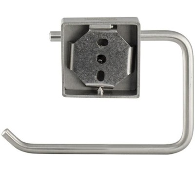 Аксессуары для ванной комнаты GFMARK 87002 Держатель туалетной бумаги, без экрана, из нержавеющей стали, с квадратным основанием, цвет САТИН