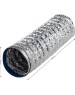 Воздуховод ARTICPLAST алюминиевый 150 мм х 1,5 м, гофрированный армированный неизолированный для вентиляции 50150-15