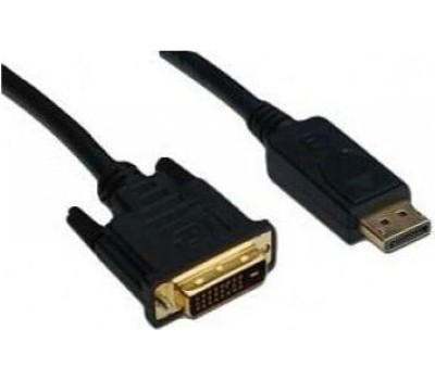NINGBO Кабель Display Port DisplayPort (m) - DVI-D Dual Link (m), GOLD , 1.8м, блистер, черный