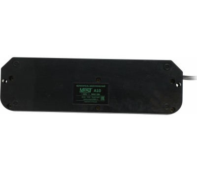 MOST Сетевой удлинитель A10, 1.6м, черный [ a10-ч 1.6м]