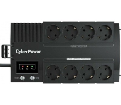 ИБП CYBERPOWER ИБП BS450E {Line-Interactive, 450VA/270W USB, (4+4 EURO), 12В/4.5 Ач х 1}