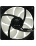 DEEPCOOL Вентилятор для корпуса RF120R (120mm, 1300rpm, 48.9 CFM, 21.9 дБ, Molex, red light, black/white) (DP-FLED-RF120-RD)