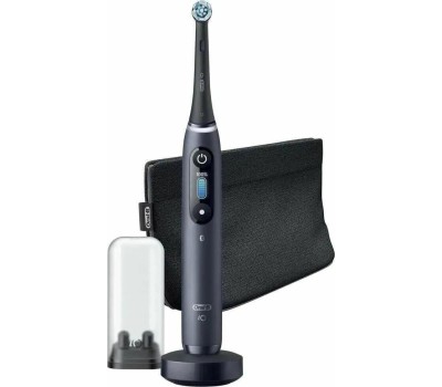 ORAL-B Электрическая зубная щетка Vitality iO Series 8, насадки для щётки: 1 шт, цвет: черный