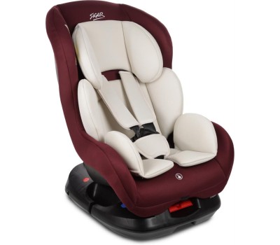 Детское автокресло SIGER УУД Наутилус Lux гр.0+/I, бархатный гранат