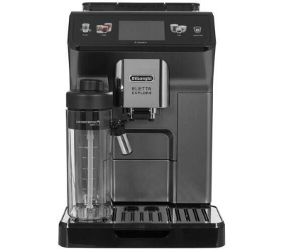 DELONGHI Кофемашина автоматическая ECAM450.86.T, 19Бар, с автоматическим капучинатором, черный/серебристый