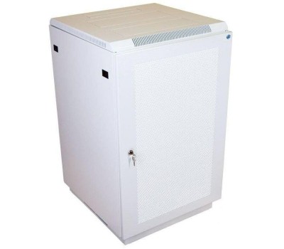 ЦМО Шкаф коммутационный ШТК-М-18.6.6-4ААА напольный, перфорированная передняя дверь, 18U, 600x960x600 мм