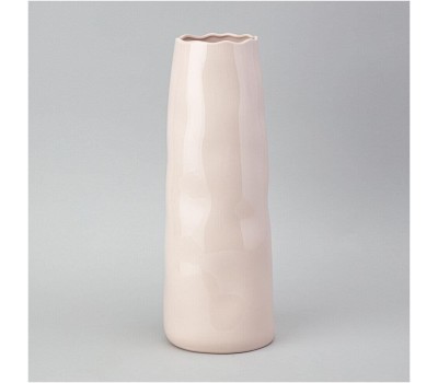 Ваза LEFARD ВАЗА 13,6*13,9*37,5СМ ЦВЕТ: ПУДРОВЫЙ 374-146