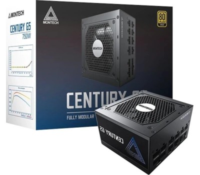 MONTECH Блок питания Century Gold G5, 750Вт, 80 PLUS GOLD, 120мм, черный, retail [century gold g5 750]