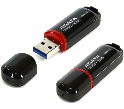 A-DATA Flash Drive 128Gb UV150 AUV150-128G-RBK {USB3.0, Black}