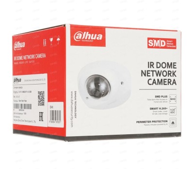 Камера видеонаблюдения DAHUA Камера видеонаблюдения IP DH-IPC-HDBW3241FP-AS-0280B, 1920х1080 pix, 2.8 мм, белый