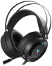 RAPOO Игровая гарнитура проводная VH300S-BL Virtual 7.1, цвет - черный (13331)