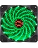 Вентилятор GINZZU (17615) LED 12LG15 зеленый