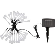 САДОВАЯ МЕБЕЛЬ И ДЕКОР LAMPER (602-239) Каскад Lamper Сталактит LED 5 м с аккумулятором и выносной солнечной панелью 1 м, IP65, 2 режима работы: мигание и постоянное теплое белое свечение