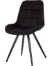 Стул обеденный POLINI Home Verona SM, черный-черный (2 кор.)