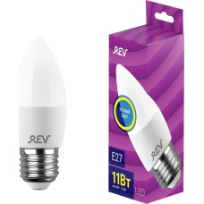 Лампа светодиодная REV 32524 6 C37 11Вт E27 2700K