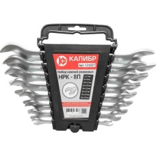 Набор ключей КАЛИБР Набор ключей рожковых Калибр НРК-8П (8 штук, CRV)