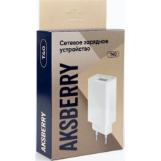 СЗУ AKSBERRY (6900221560014) T40 1USB 24A + Type C (белый)