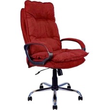 Компьютерное\Офисное кресло ЯРКРЕСЛА Кресло Кр85 ТГ СП ХРОМ SR60 (ткань малиновая)