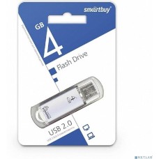 SMART BUY Smartbuy USB Drive 4Gb V-Cut series Silver SB4GBVC-S