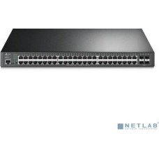 TP-LINK SMB TP-Link SG3452P Управляемый коммутатор JetStream уровня 2+ с 48 гигабитными портами PoE+ и 4 портами SFP