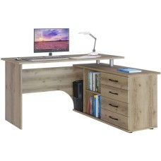 Стол компьютерный СОКОЛ Стол компьютерный КСТ-109П, ЛДСП, дуб делано
