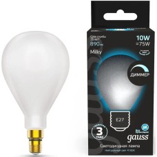 GAUSS Лампа LED E27, груша, 10Вт, 179202210-D, одна шт