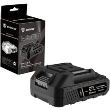 Батарея аккумуляторная DEKO Батарея аккумуляторная UNV2.0 STD, 20В, 2Ач, Li-Ion [063-4492]