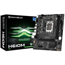 MAXSUN Материнская плата MS-Challenger H610M H610, LGA1700, 2*DDR4, 1*PCIEx16, 1*PCIEx1, 1*M.2, 4*USB3.2Gen1, 6*USB2.0, 3*SATA3.0, 1G, VGA, DP, HDMI, M-ATX, RTL