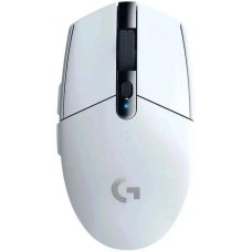 LOGITECH Мышь Мышь игровая G304 Lightspeed White белая, 200-12000dpi, беспроводная 2.4GHz, USB приемник LIGHTSPEED™, 6 программируемых кнопок, под обе руки