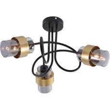 ESCADA Потолочный светильник 1139/3P E14*40W Black/Gold