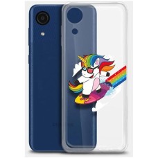 BORASCO Чехол (клип-кейс) ArtWorks, для Samsung Galaxy A03 Core, прозрачный/рисунок [51373]