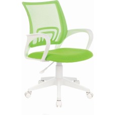 БЮРОКРАТ Кресло CH-W695NLT салатовый TW-03A TW-18 сетка/ткань крестов. пластик пластик белый