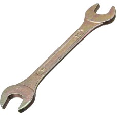 СИБРТЕХ Ключ рожковый, 14 х 15 мм, желтый цинк 14308