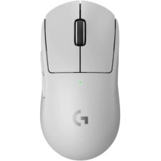 LOGITECH Мышь G Pro X Superlight 2 белый оптическая 32000dpi беспров. USB 4but (910-006640)