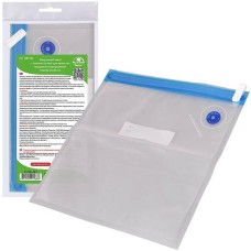 MULTIDOM Вакуумный пакет с замком zip-lock и защитным клапаном для хранения продуктов многоразов. 26х28см VL80-481