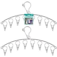 MULTIDOM Вешалка-плечики с 8 прищепками. Размер 39х19см. VL75-61