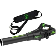 GREENWORKS Воздуходувка GD82ABII 1500Вт пит.:от аккум. черный/зеленый