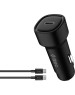 TTEC Автомобильное зарядное устройство SmartCharger PD USB-C 30W Car Fast Charger с кабелем USB-C - USB-C 3A. Цвет: черный