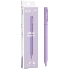 DELI Ручка гелев. Nusign (NS552VIOLET) фиолетовый d=0.5мм черн. черн. кор.карт. автом