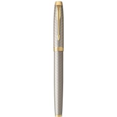 PARKER Ручка перьев. IM Premium F323 (1931684) Grey GT F сталь нержавеющая подар.кор