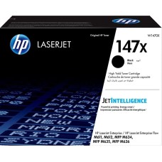 Картридж лазерный HP Картридж лазерный 147X W1470X черный бар.в компл. (25200стр.) для LaserJet M610dn