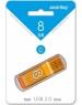 USB флеш SMARTBUY (SB8GBGS-Or) 8GB GLOSSY SERIES ORANGE