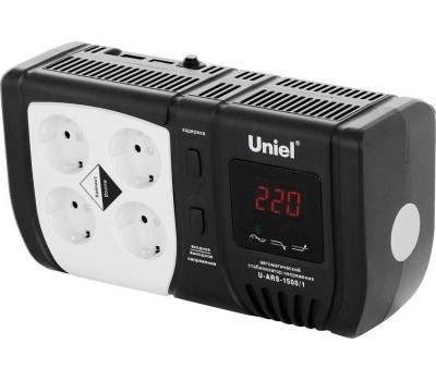 Стабилизатор UNIEL (09623) U-ARS-1500/1 серия Standard - Expert 1500 ВА